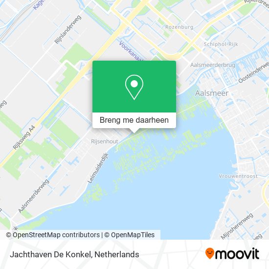 Jachthaven De Konkel kaart