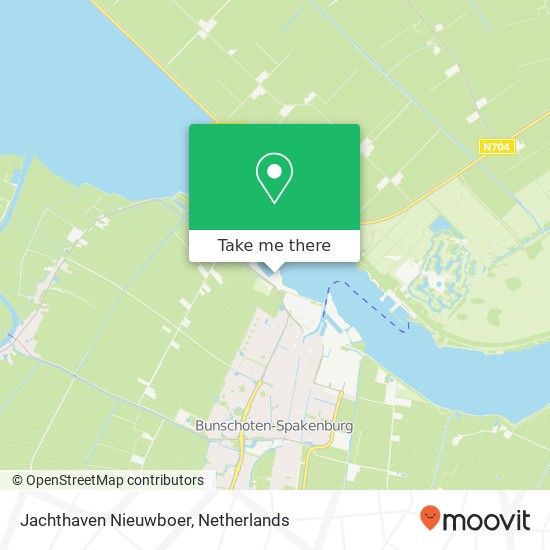 Jachthaven Nieuwboer kaart