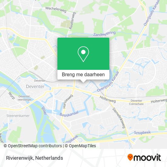 Rivierenwijk kaart