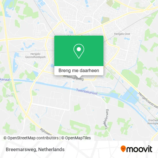 Breemarsweg kaart
