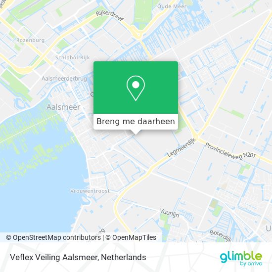 Veflex Veiling Aalsmeer kaart