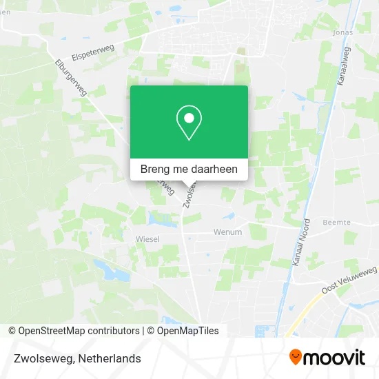 Zwolseweg kaart
