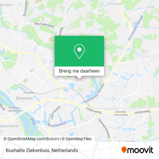 Bushalte Ziekenhuis kaart