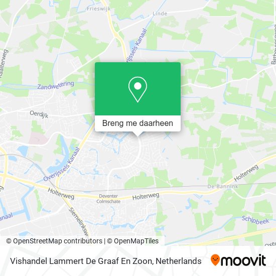 Vishandel Lammert De Graaf En Zoon kaart