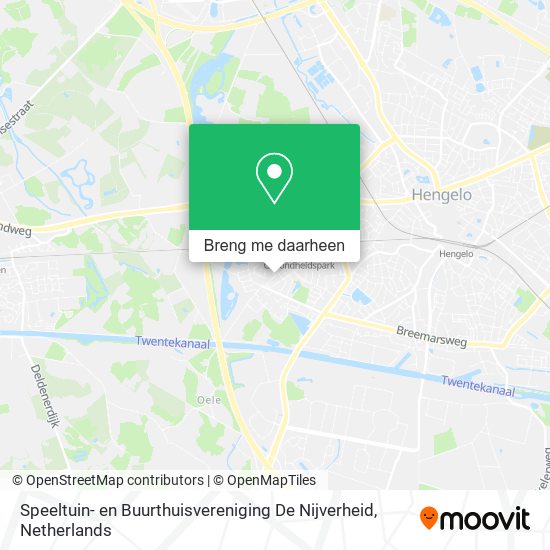 Speeltuin- en Buurthuisvereniging De Nijverheid kaart