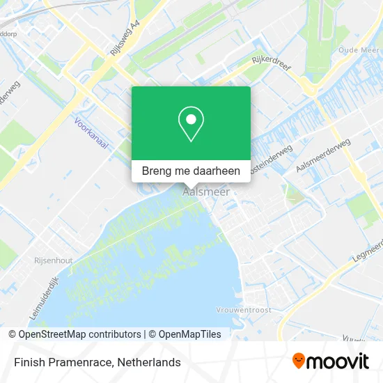 Finish Pramenrace kaart