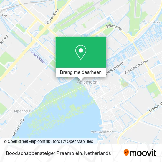 Boodschappensteiger Praamplein kaart