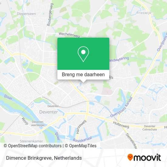 Dimence Brinkgreve kaart