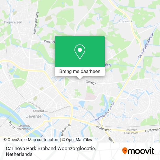 Carinova Park Braband Woonzorglocatie kaart