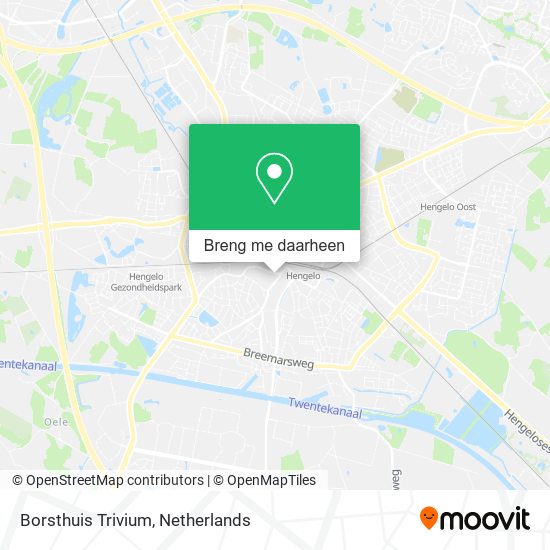 Borsthuis Trivium kaart