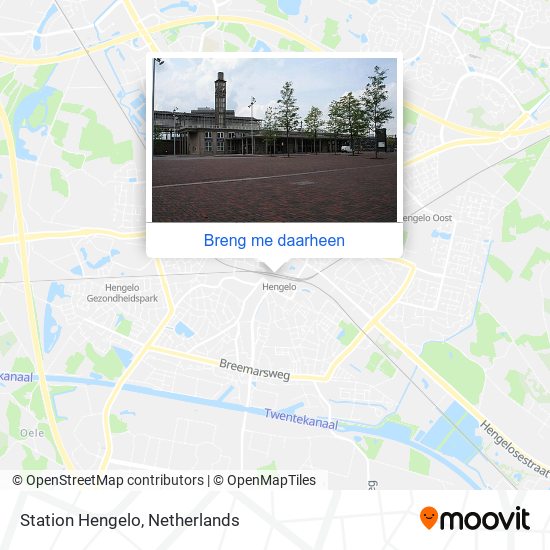 Station Hengelo kaart