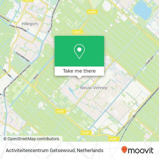 Activiteitencentrum Getsewoud kaart