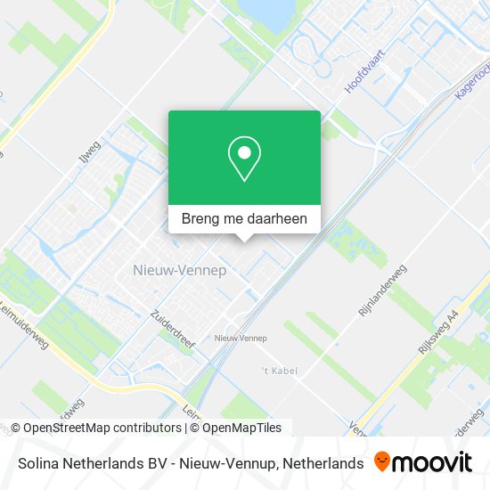 Solina Netherlands BV - Nieuw-Vennup kaart
