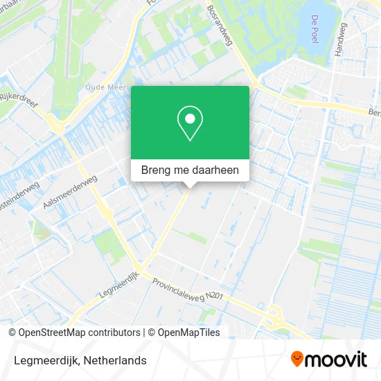 Legmeerdijk kaart