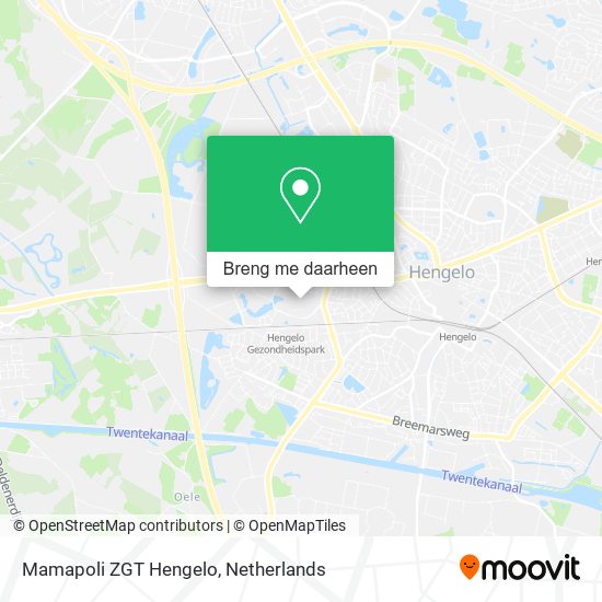 Mamapoli ZGT Hengelo kaart