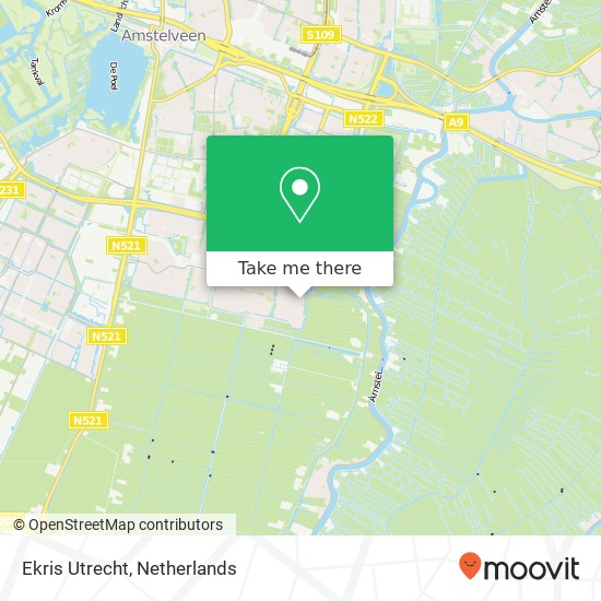 Ekris Utrecht kaart