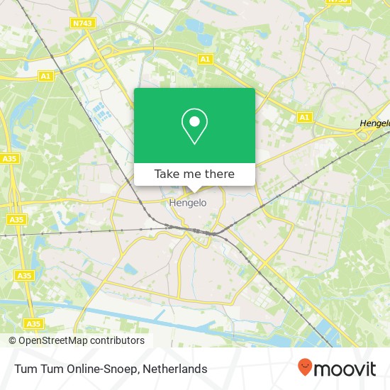 Tum Tum Online-Snoep kaart