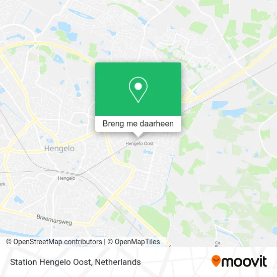 Station Hengelo Oost kaart