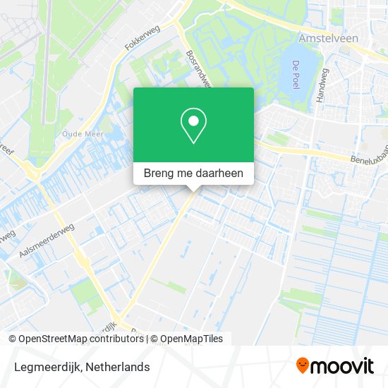 Legmeerdijk kaart