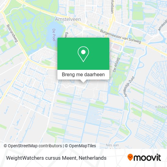 WeightWatchers cursus Meent kaart