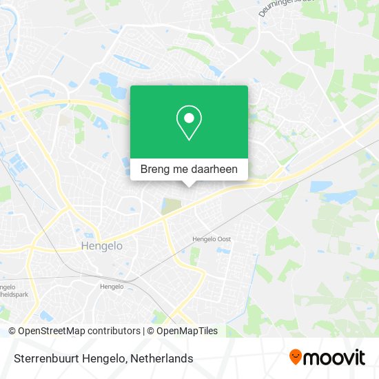 Sterrenbuurt Hengelo kaart