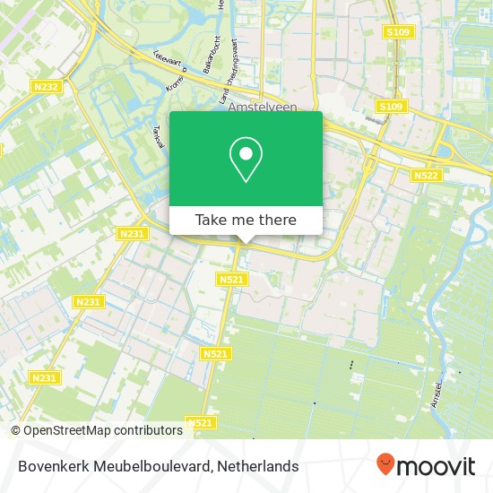 Bovenkerk Meubelboulevard kaart