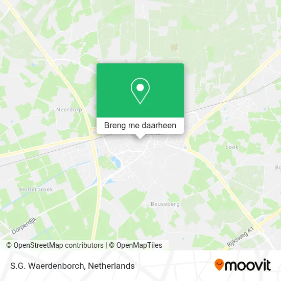 S.G. Waerdenborch kaart