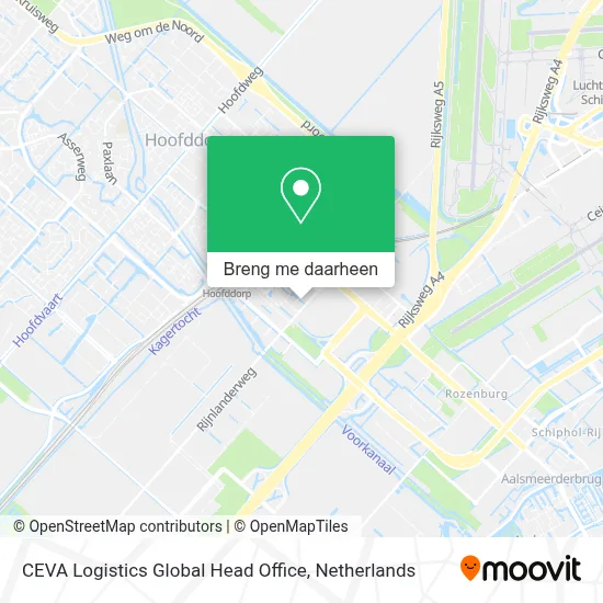 CEVA Logistics Global Head Office kaart