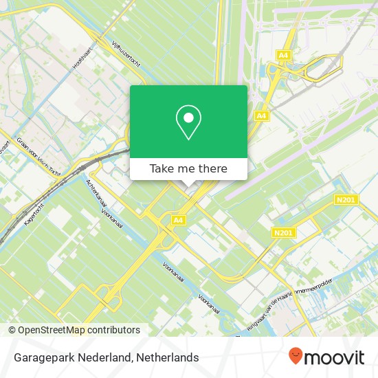 Garagepark Nederland kaart