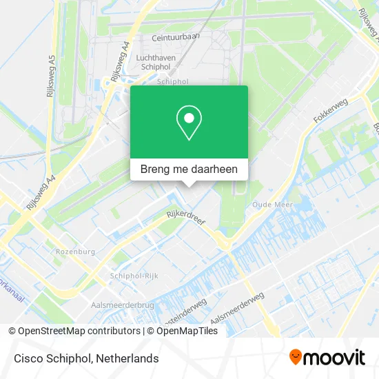 Cisco Schiphol kaart