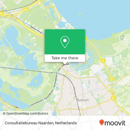 Consultatiebureau Naarden kaart