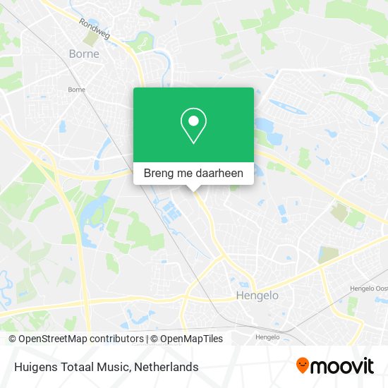 Huigens Totaal Music kaart