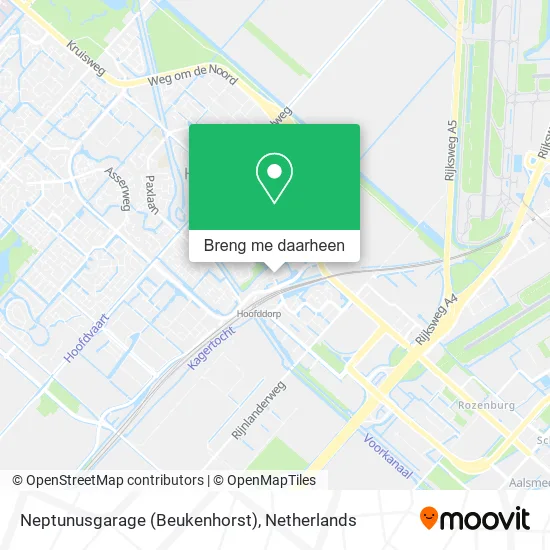 Neptunusgarage (Beukenhorst) kaart