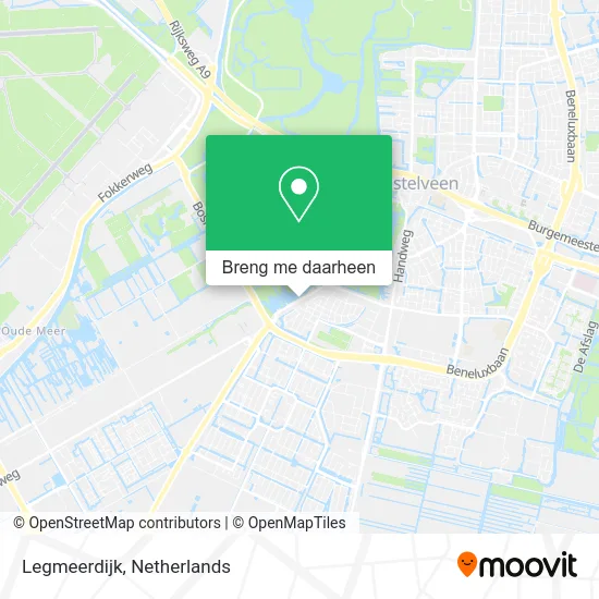 Legmeerdijk kaart