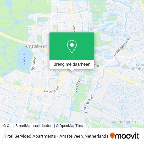 Htel Serviced Apartments - Amstelveen kaart