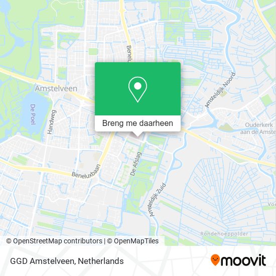 GGD Amstelveen kaart