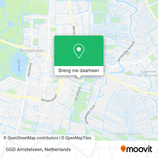 GGD Amstelveen kaart