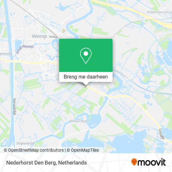 Nederhorst Den Berg kaart