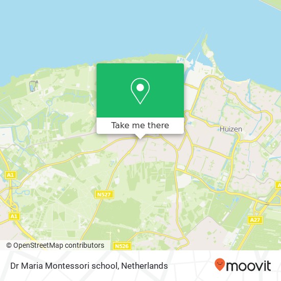 Dr Maria Montessori school kaart