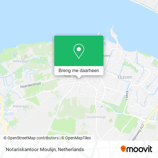 Notariskantoor Moulijn kaart
