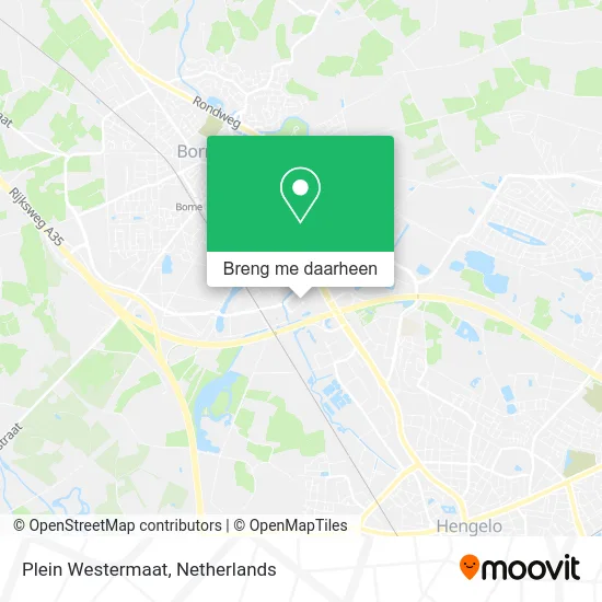 Plein Westermaat kaart
