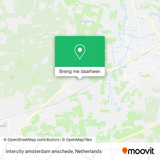 Intercity amsterdam enschede kaart