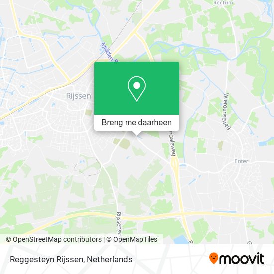 Reggesteyn Rijssen kaart