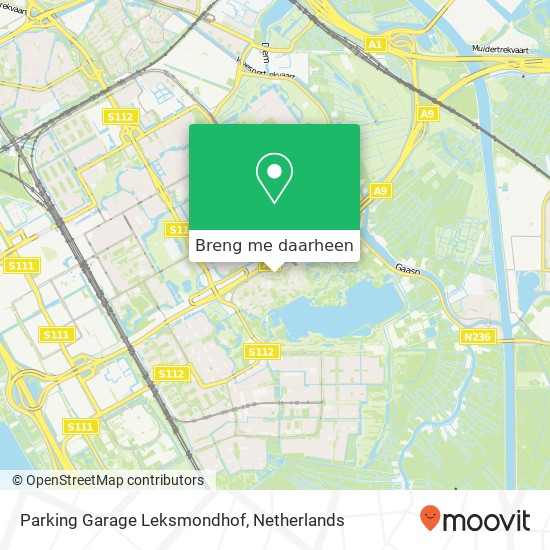 Parking Garage Leksmondhof kaart