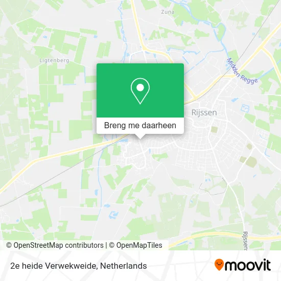 2e heide Verwekweide kaart