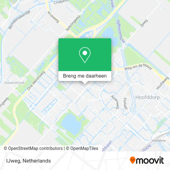 IJweg kaart