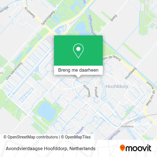 Avondvierdaagse Hoofddorp kaart