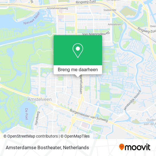 Amsterdamse Bostheater kaart
