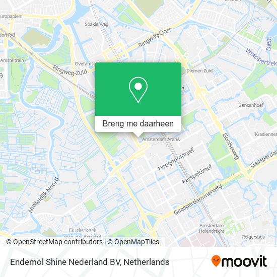 Endemol Shine Nederland BV kaart