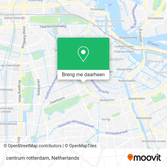 centrum rotterdam kaart
